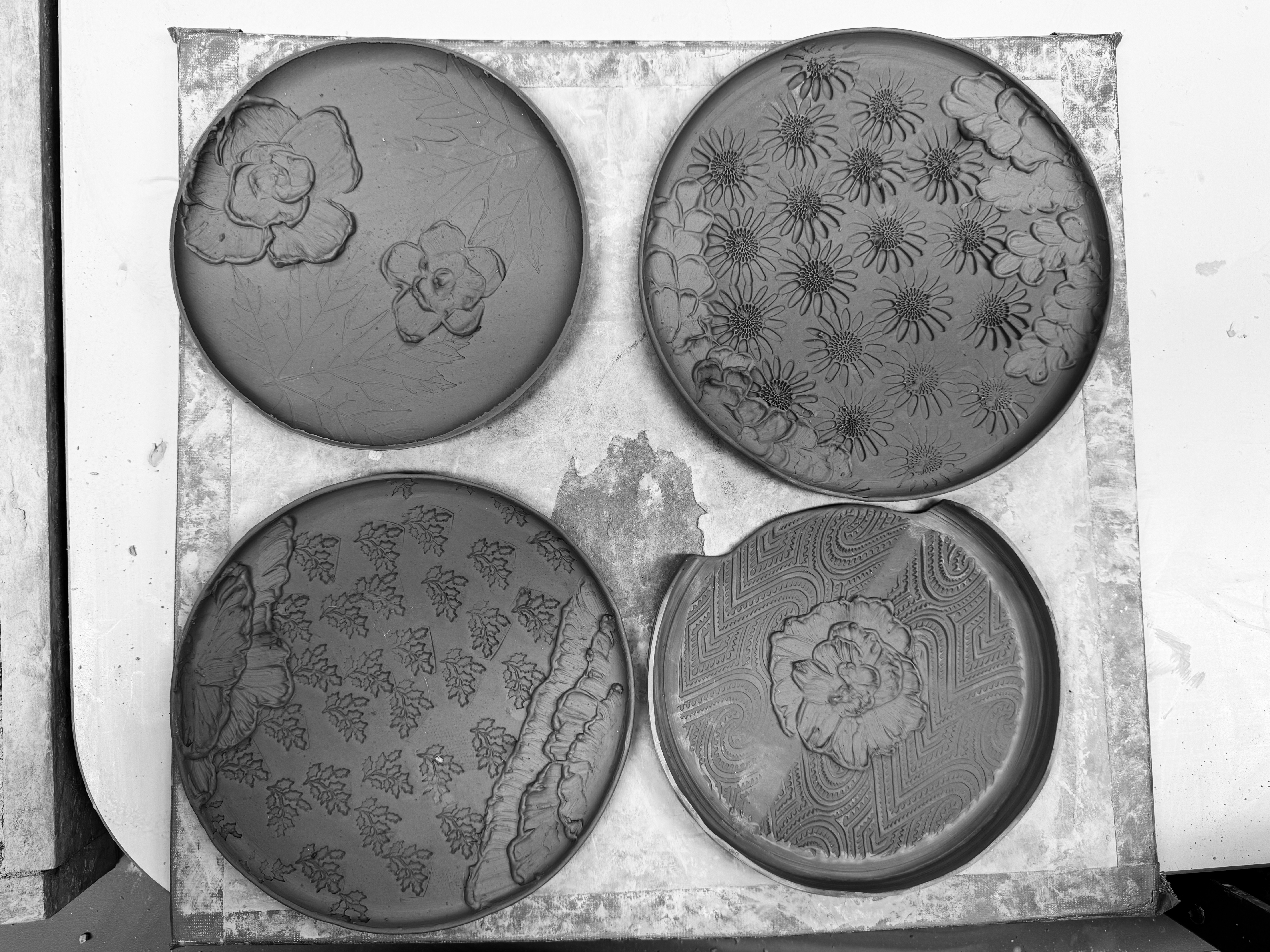 Carved plates